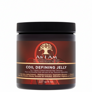 As I Am coil defining jelly 227g frizz control styling gel for soft defined bouncy shiny curls
