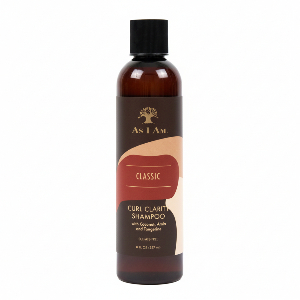 As I Am curl clarity shampoo 237ml sulfate free cleanser for soft defined detangled hydrated curly hair