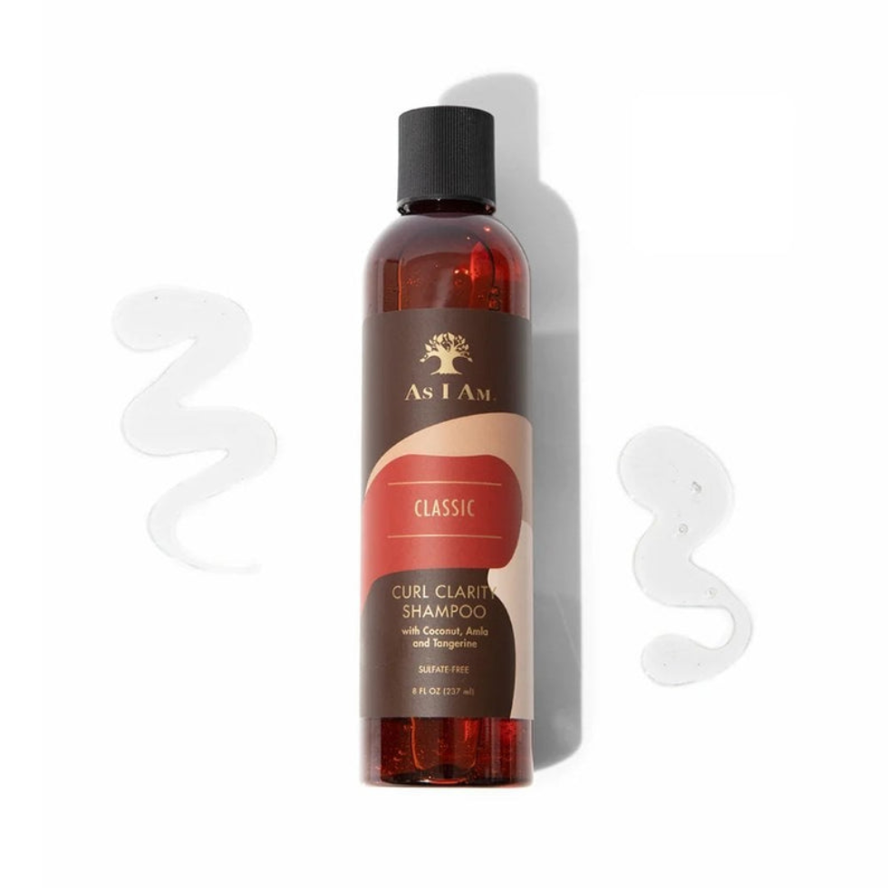 As I Am curl clarity shampoo 237ml sulfate free cleanser for soft defined detangled hydrated curly hair