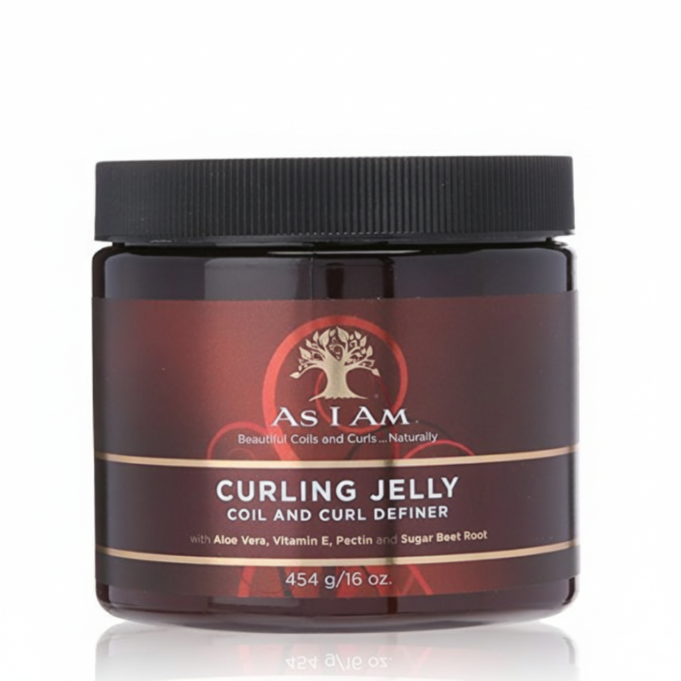 As I Am curling jelly 454g curl definer wash and go styling gel for frizz free defined shiny curls