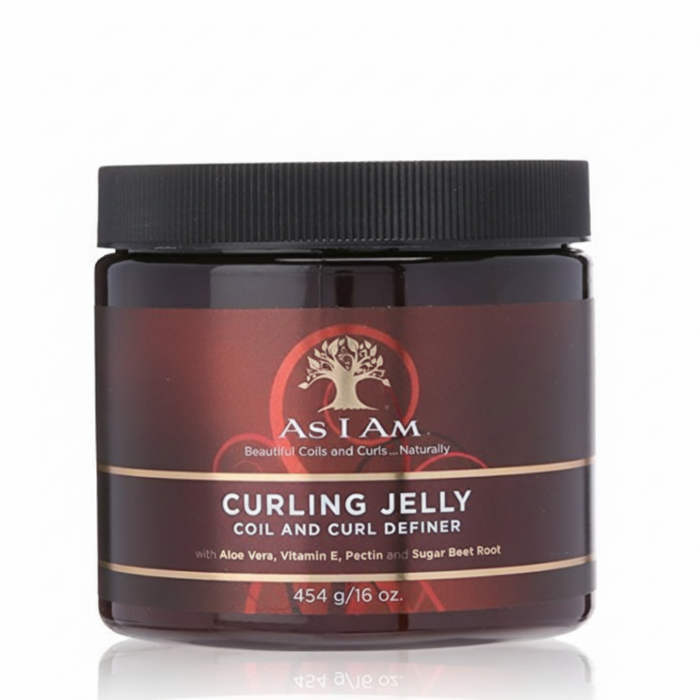 As I Am curling jelly 454g curl definer wash and go styling gel for frizz free defined shiny curls