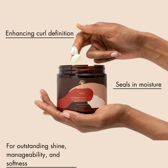 As I Am double butter cream 8oz deep moisture hair cream for soft smooth shiny hydrated hair