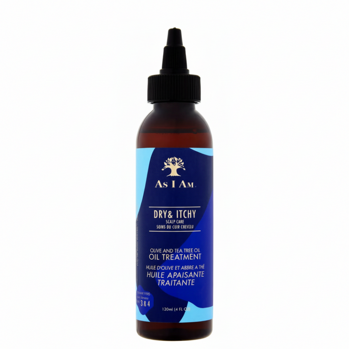 🌿 As I Am Dry & Itchy Scalp Oil Treatment 120ml | Anti-Dandruff Care