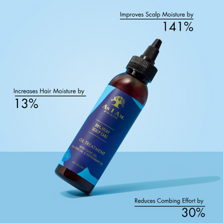 As I Am dry itchy scalp oil treatment 120ml anti dandruff tea tree olive oil for healthy hydrated scalp
