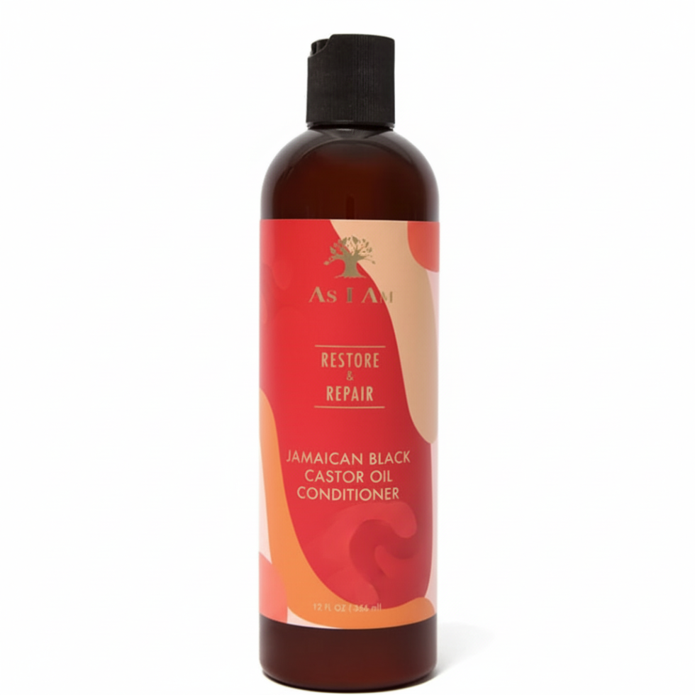 As I Am JBCO Conditioner strengthens, moisturizes, and softens hair while reducing breakage and improving shine and manageability.