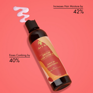 As I Am Jamaican black castor oil leave in conditioner 237ml hydrating detangling strengthening hair care for soft smooth shiny healthy hair