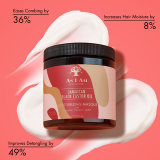 As I Am Jamaican black castor oil moisturizing masque 227g deep repair treatment for soft strong smooth shiny healthy hair