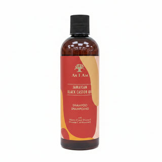 As I Am Jamaican black castor oil shampoo 355ml with vitamin c e hydrating strengthening cleansing hair care for soft shiny healthy hair