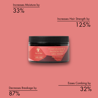 As I Am long and luxe groedges 113g strong hold edge control for sleek smooth edges and healthy hairline