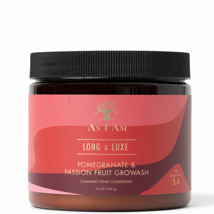 As I Am Long & Luxe Growash 454g | Pomegranate Cleansing Conditioner