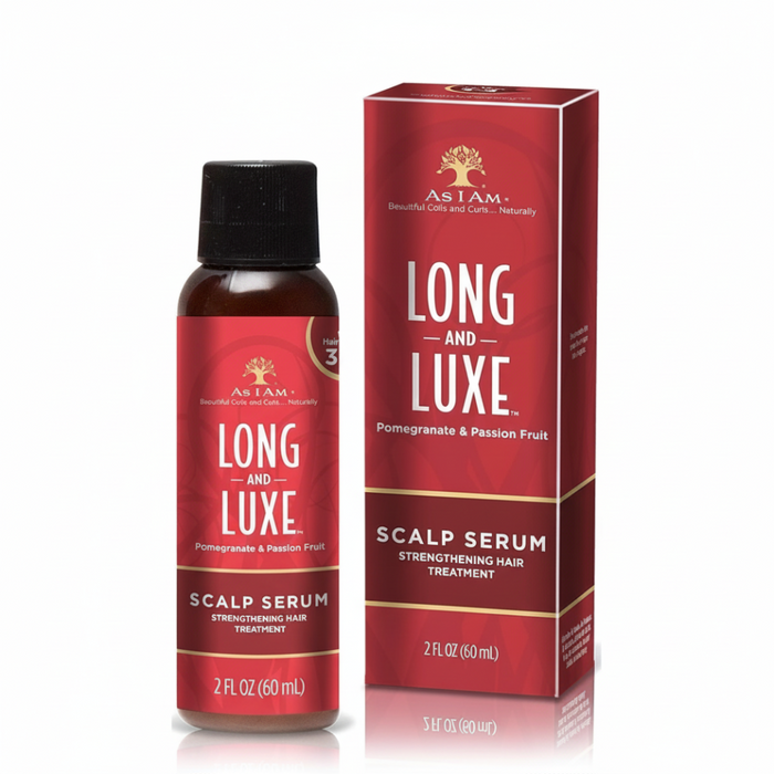 As I Am long and luxe scalp serum 60ml strengthening hair growth treatment for thicker healthier hair and scalp