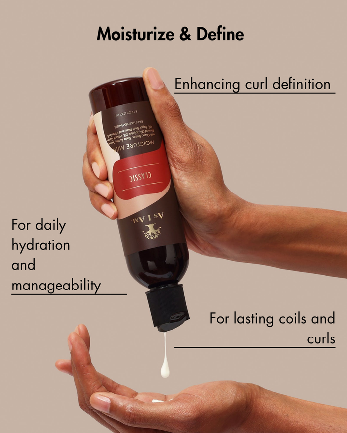 As I Am moisture milk 237ml daily curl hydrator for soft defined smooth shiny healthy curly hair