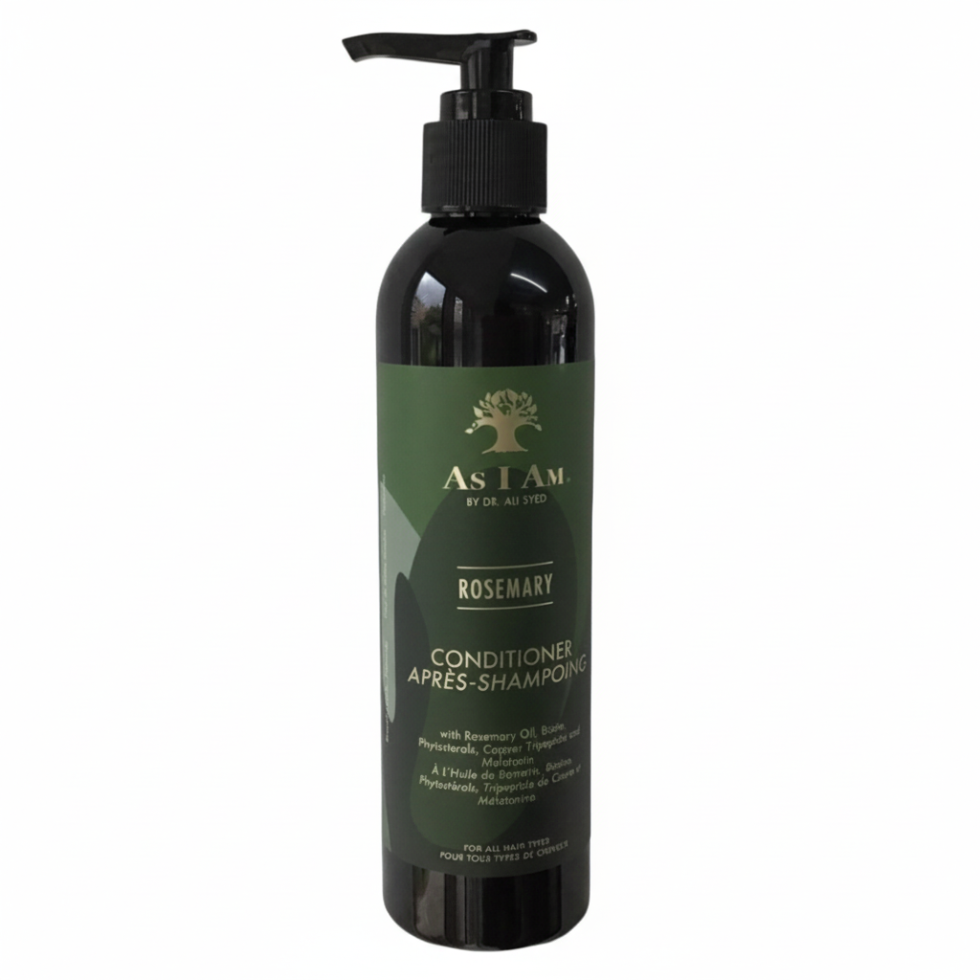 As I Am rosemary conditioner 237ml strengthening moisturizing hair care for soft smooth shiny healthy hair
