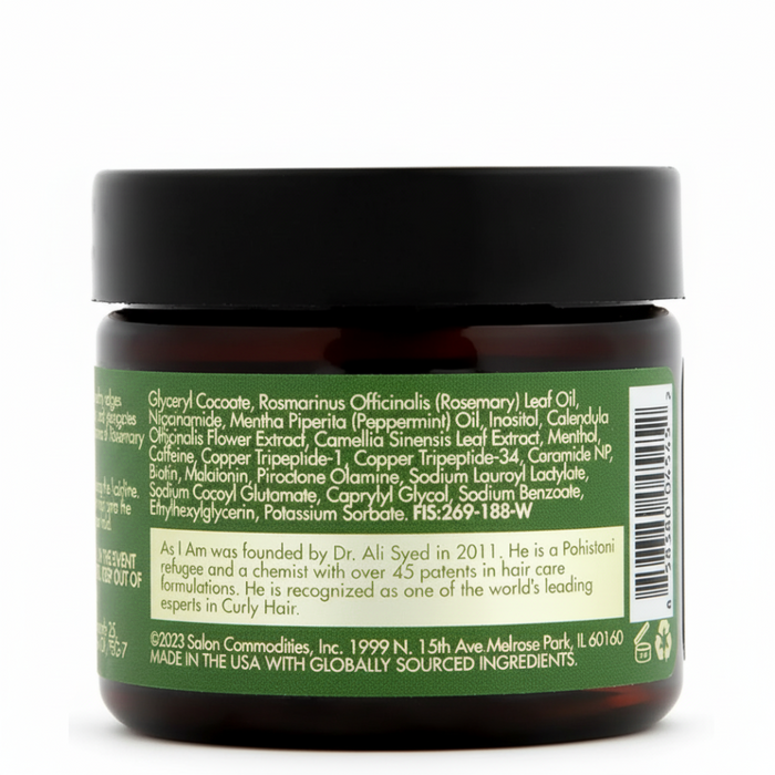 As I Am Rosemary Edge Control Gel 2oz | Strong Hold, No Flakes & Smooth Edges