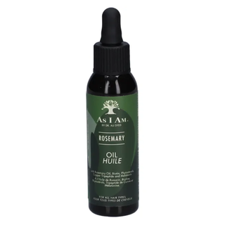 As I Am rosemary hair oil 60ml scalp care strengthening nourishing treatment for hair growth hydration anti breakage lightweight non greasy hair oil with peppermint and peptides