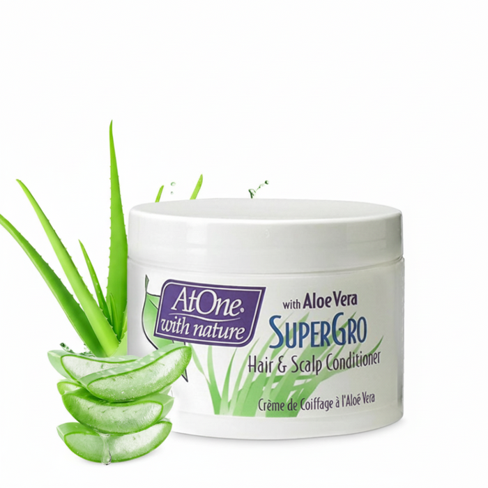 AtOne Aloe Vera SuperGro Hair & Scalp Conditioner 154g | Nourish & Strengthen