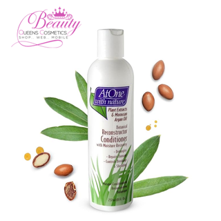 AtOne With Nature Botanical Reconstructor Conditioner 8oz | Detangles, Repairs, Shedding