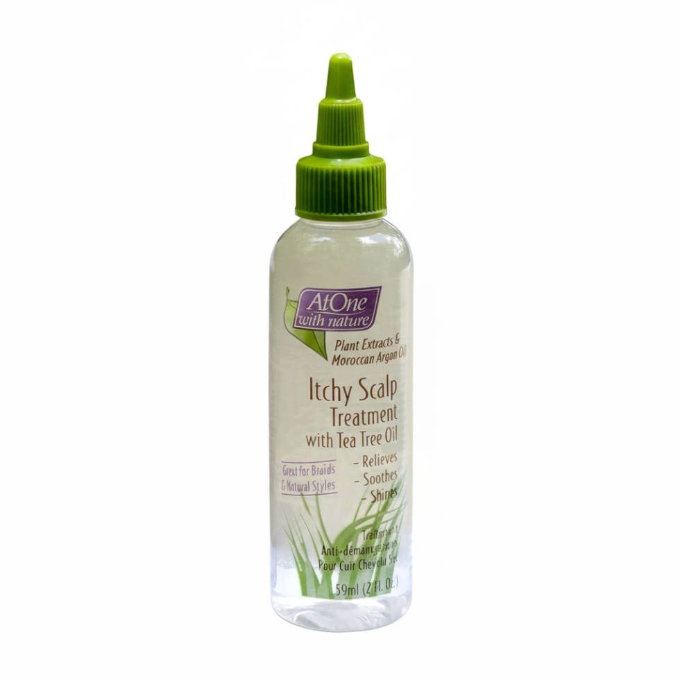 atone itchy scalp treatment 2oz tea tree oil relieves soothes shines scalp care anti itch treatment