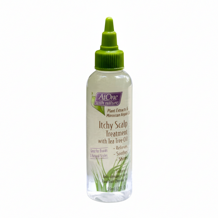 atone itchy scalp treatment 2oz tea tree oil relieves soothes shines scalp care anti itch treatment