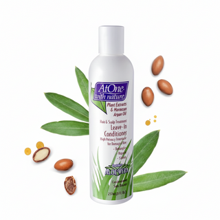 atone hair scalp leave in conditioner 8oz detangles repairs shines moisturizes soft healthy hair care