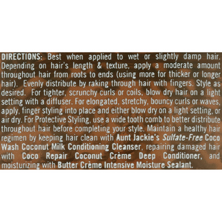 Aunt Jackie's Curl Boss Coconut Curling Gelée – Travel Size 3oz