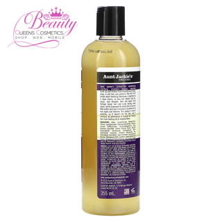 Aunt Jackie's Grapeseed Style & Shine Power Wash Intense Moisture Clarifying Shampoo – 12oz
