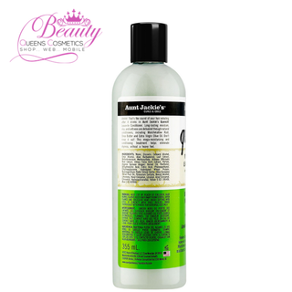 Aunt Jackie's Curls and Coils Quench Moisture Intensive Leave-In Hair Conditioner for Natural Curls, Coils and Waves, Enriched with Shea Butter, 12 oz