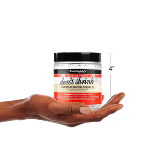 Aunt Jackie's Don't Shrink Flaxseed Elongating Curling Gel Defines Natural Curls – 15oz
