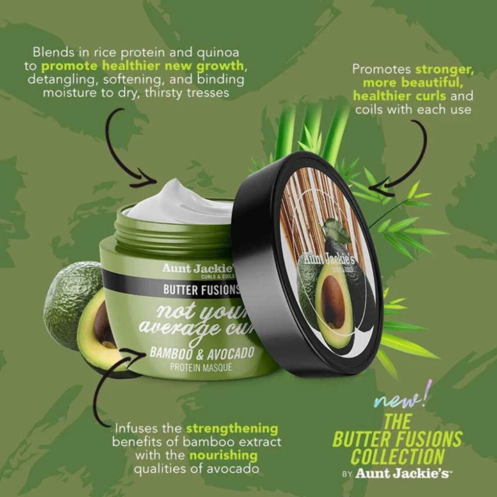 aunt jackies curl protein masque 227g strength repair hair mask reduces breakage improves elasticity curls