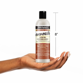 Aunt  Jackie's Coco Wash Coconut Milk Conditioning Cleanser, Softens – 12oz