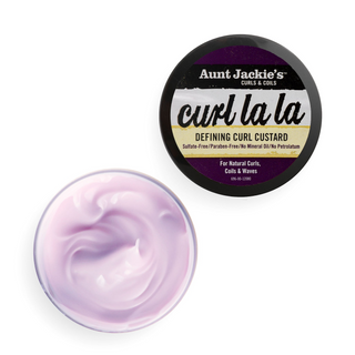 Aunt Jackie's Curl La La Defining Curl Custard- Moisturized Curls – 15oz