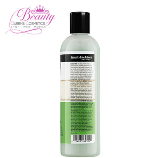 Aunt Jackie's Curls and Coils Quench Moisture Intensive Leave-In Hair Conditioner for Natural Curls, Coils and Waves, Enriched with Shea Butter, 12 oz