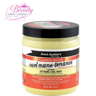 Aunt Jackie's Flaxseed Curl Mane-tenance Defining Curl Whip – 15oz