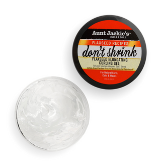 Aunt Jackie's Don't Shrink Flaxseed Elongating Curling Gel Defines Natural Curls – 15oz