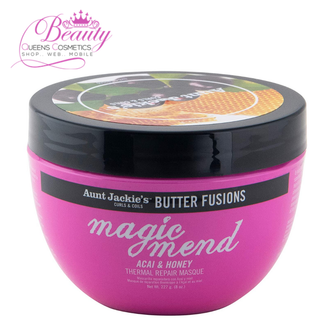 Aunt Jackie's Butter Fusions MAGIC MEND Acai & Honey Thermal Repair Masque -8oz