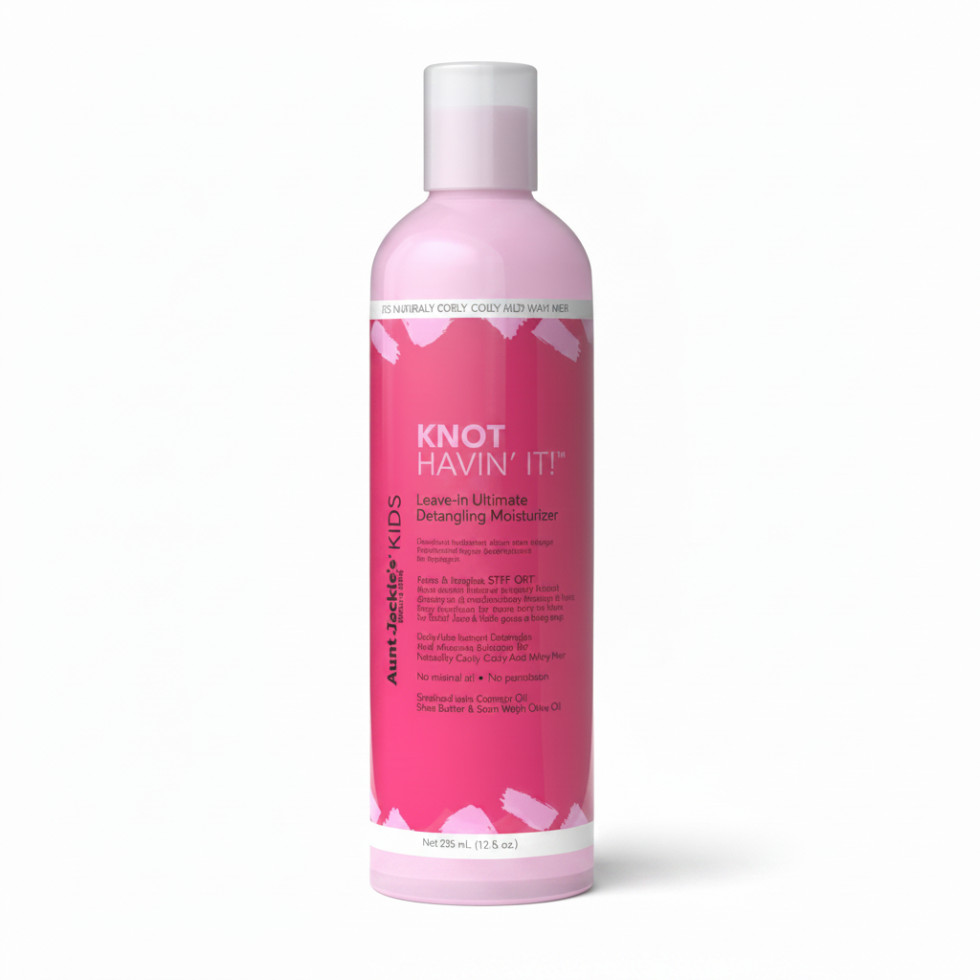 aunt jackies kids knot havin it leave in detangling moisturizer for soft tangle free hair