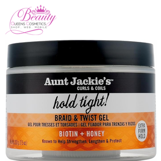 Aunt Jackie’s Hold Tight! Braid & Twist Gel – 213g Extra Firm Hold