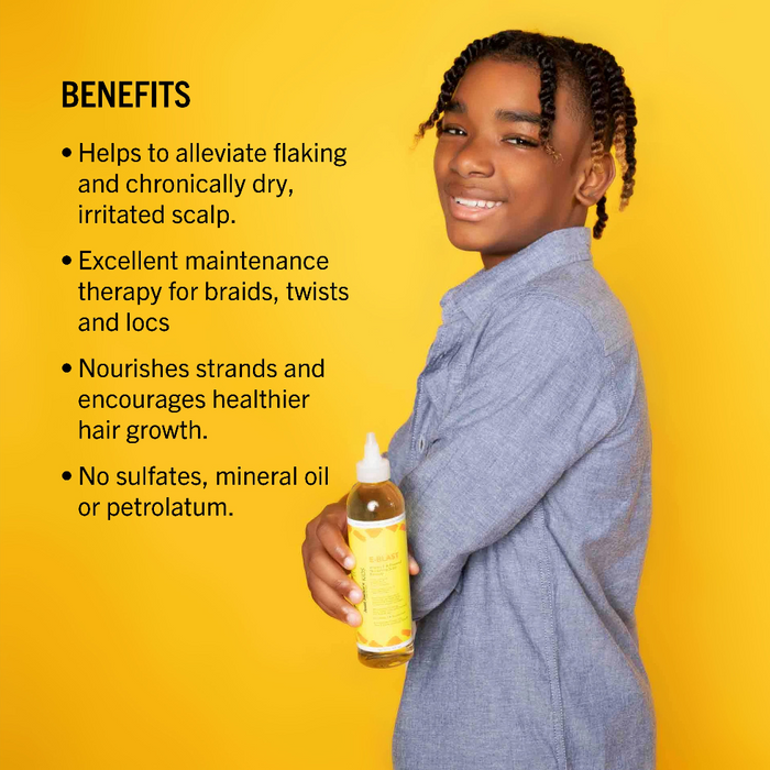 Aunt Jackie’s Kids E-Blast Scalp Remedy | Vitamin E & Flaxseed Hair Nourishment