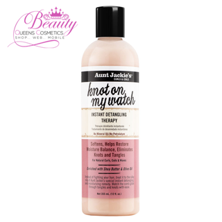 Aunt Jackie’s Knot On My Watch Detangling Therapy – 12oz Smooth & Tangle-Free Hair