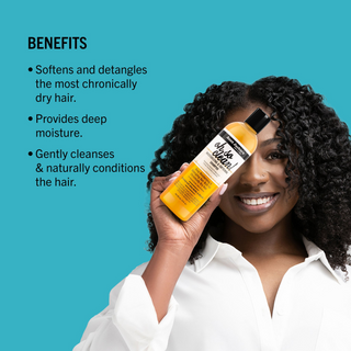 Aunt Jackie's Curls & Coils Oh So Clean Moisturizing & Softening Shampoo, 12 fl oz