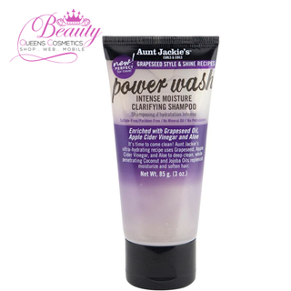 Aunt Jackie's Power Wash Intense Moisture Clarifying Shampoo- Sulfate-Free – 85g