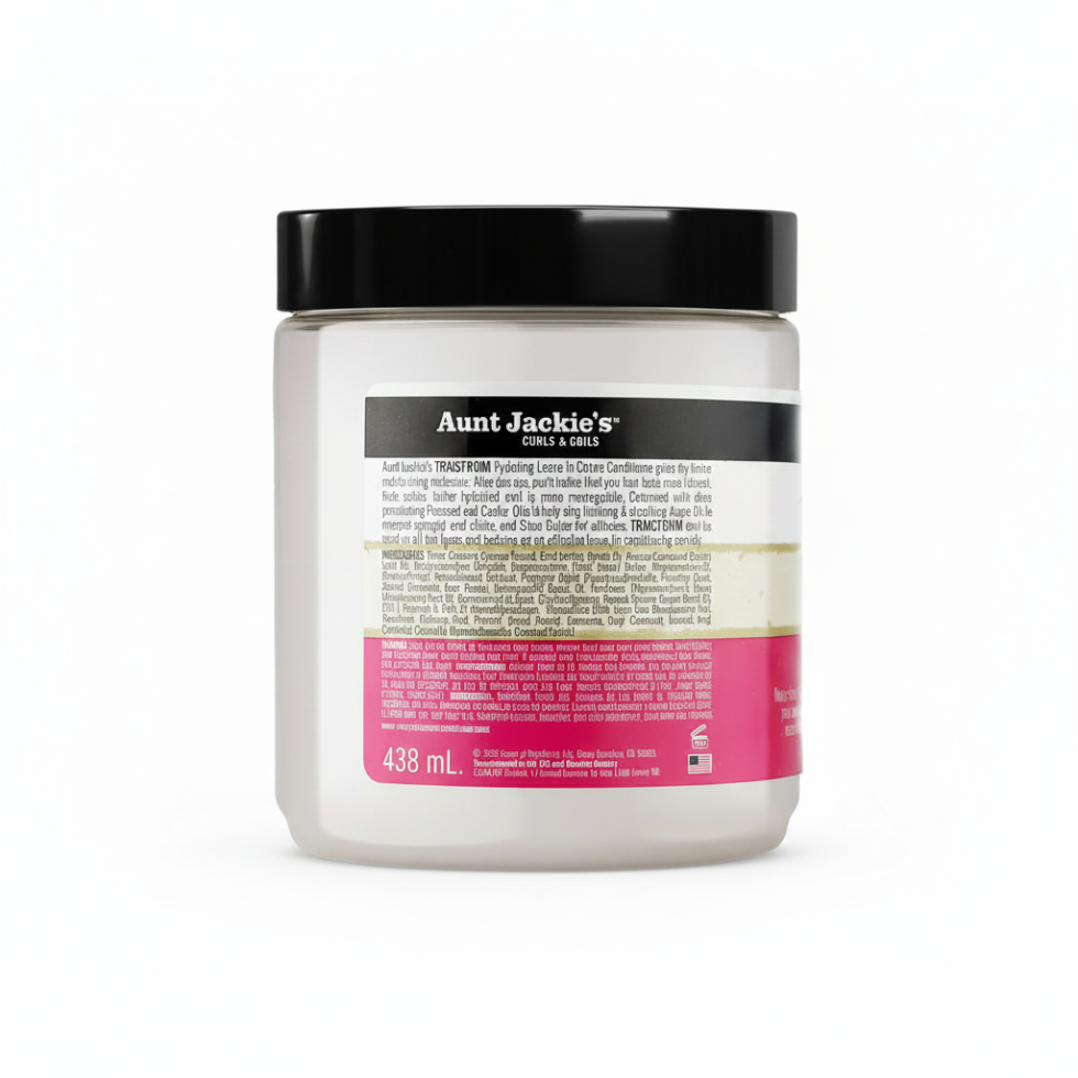 aunt jackies transform leave in conditioner 426g moisture strength detangles repairs reduces breakage hair care