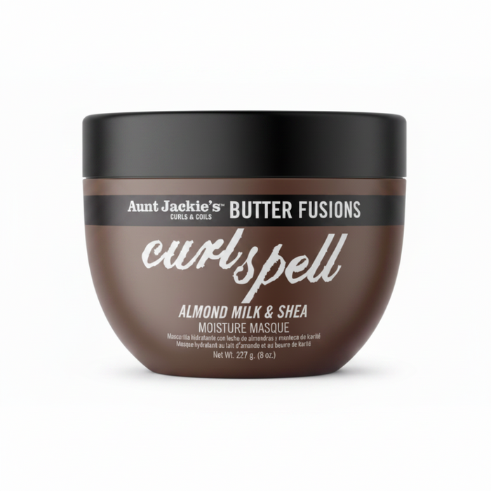 aunt jackies curl spell masque 227g almond milk shea hair mask deep conditioning curls repair frizz control