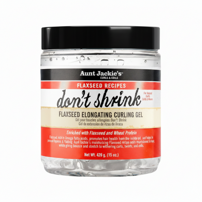 Gel de bouclage allongeant aux graines de lin Don't Shrink de Aunt Jackie's 426g/15oz