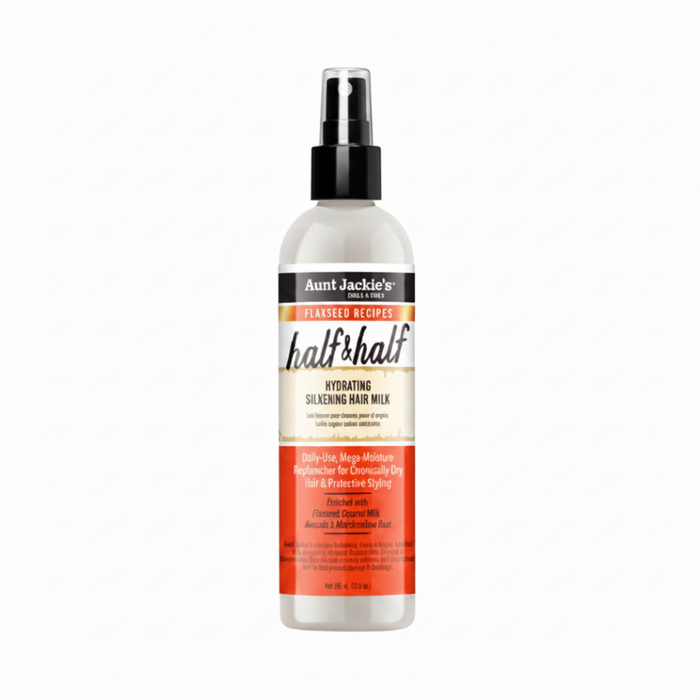 Aunt Jackie's Linxseed Recipes Lait capillaire hydratant et soyeux moitié-moitié 355 ml-12 oz