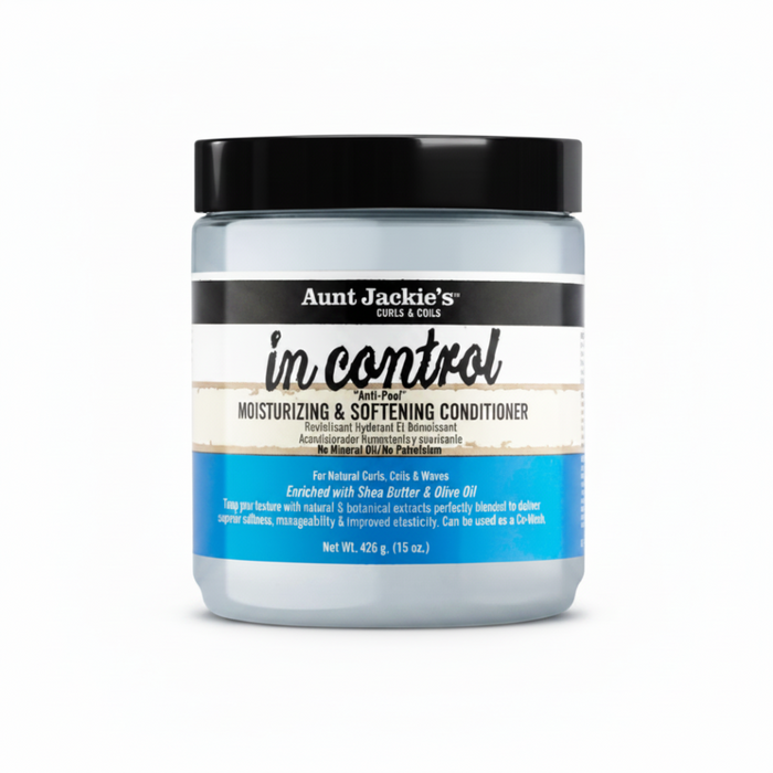 Aunt Jackie’s In Control Conditioner 15oz | Moisturizing & Softening Hair Care