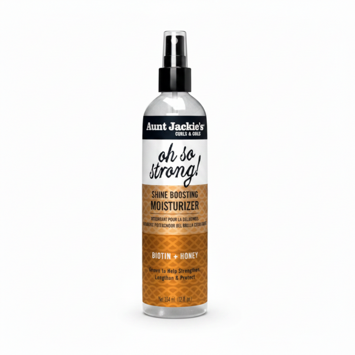 aunt jackies oh so strong shine moisturizer 12oz braids twists care adds shine moisturizes protective styles