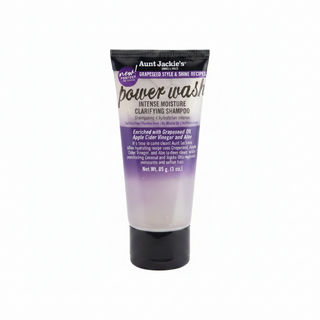 aunt jackies power wash clarifying shampoo 85g sulfate free deep cleanse removes buildup scalp care