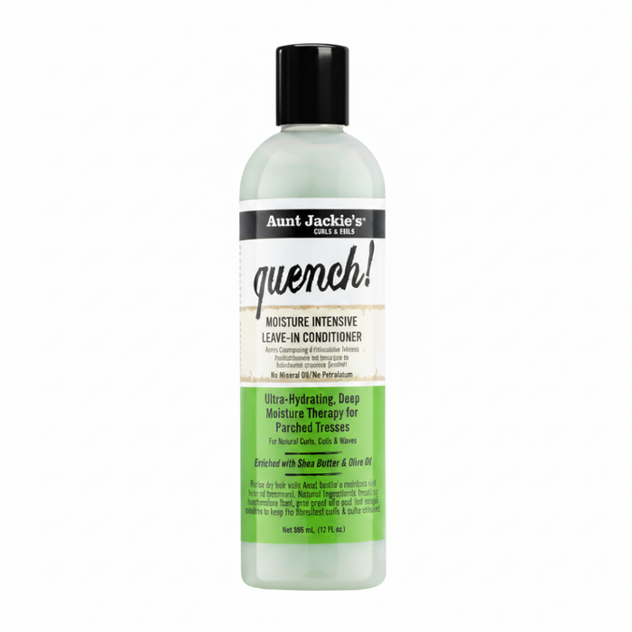 Aunt Jackie’s Quench Leave-In Conditioner 12oz | Moisture Intensive Hair Cream