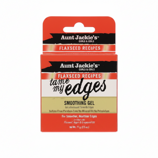 aunt jackies tame my edges gel 2.5oz flaxseed edge control sleek hold no flakes styling